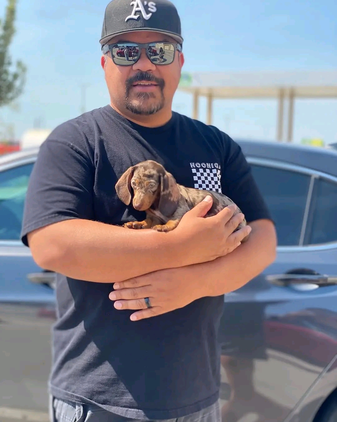 The Osei Family with Copper